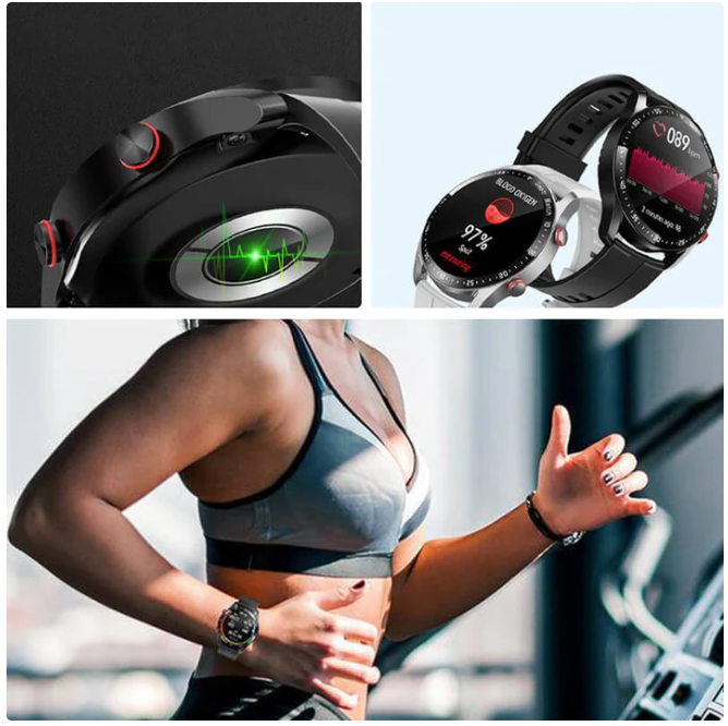 Smartwatch til mænd med sundhedsovervågning og vandtæt design