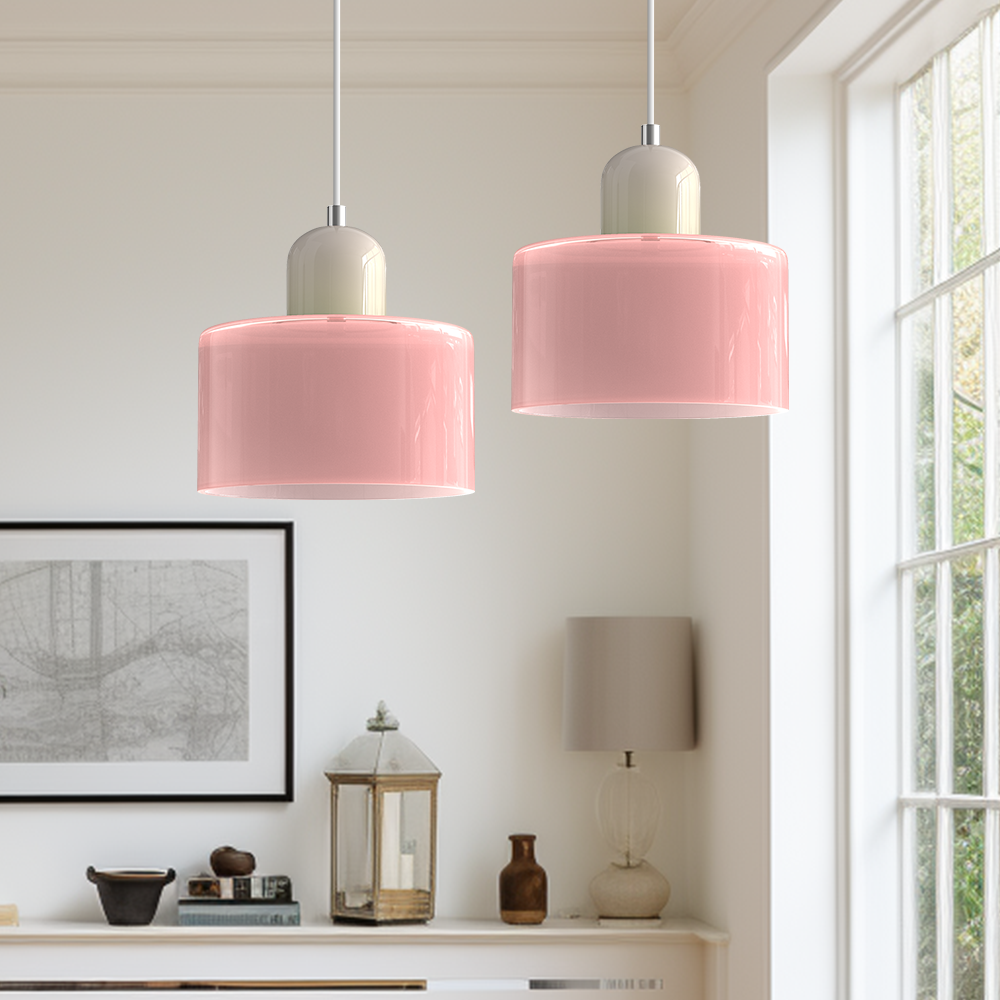 Elegant Glaspendel med Justerbar Højde – Perfekt til Moderne Hjem