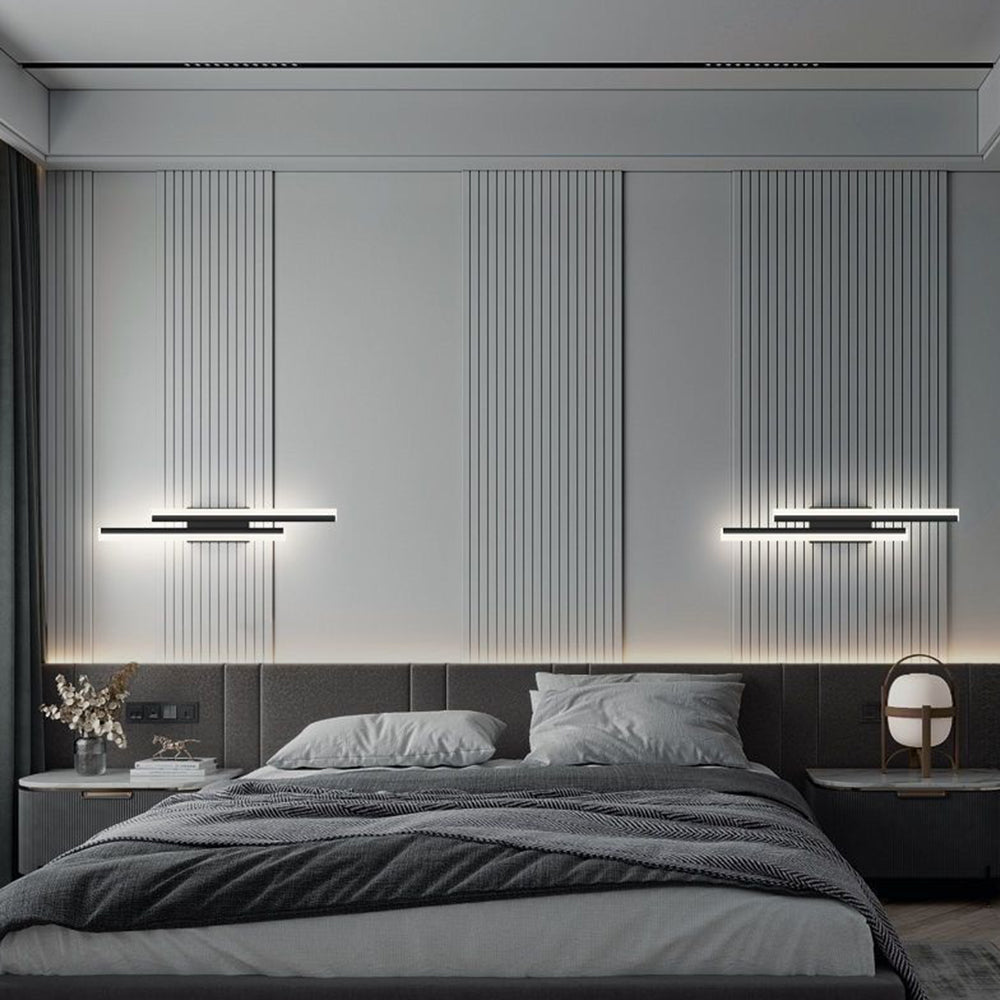 Moderne LED Væglampe i Akryl og Metal – Stilfuld Belysning