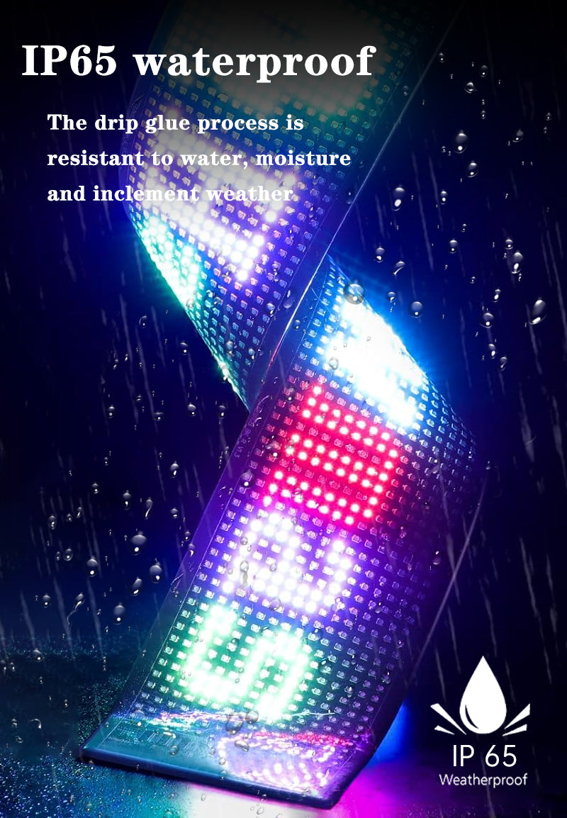 Programmabel LED-display til bilen til effektiv kommunikation