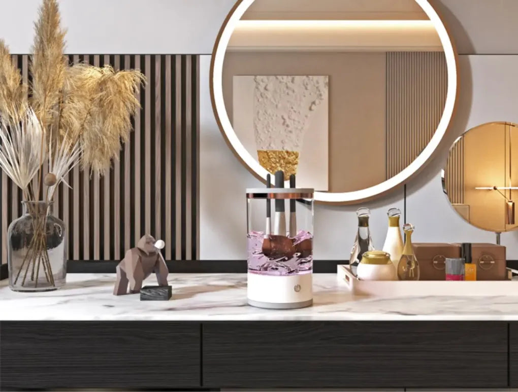 Automatisk Makeborstrengöringsmaskin – CleanBrushPro