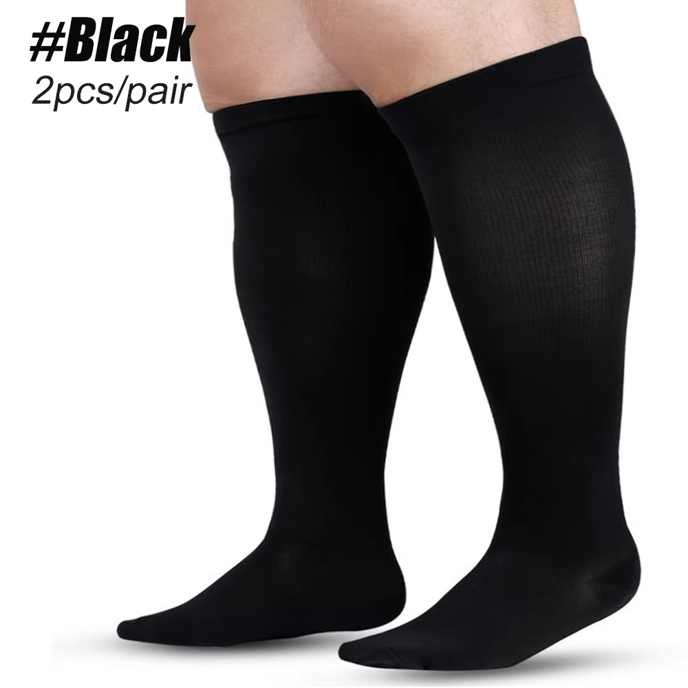 Bekväma Plus Size Kompressionsstrumpor med Optimalt Stöd
