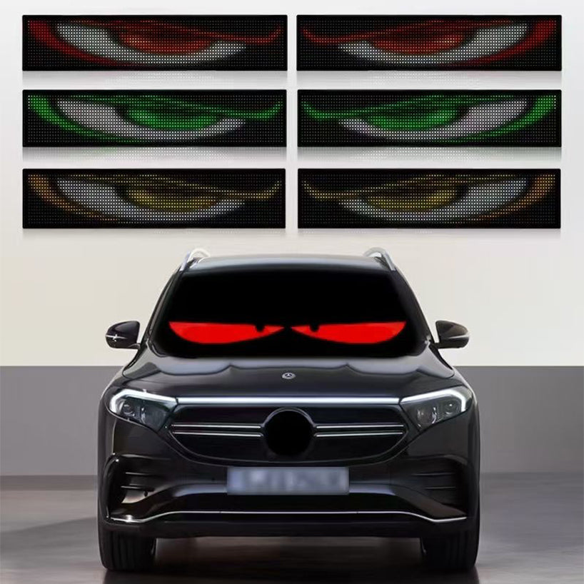 Programmabel LED-display til bilen til effektiv kommunikation