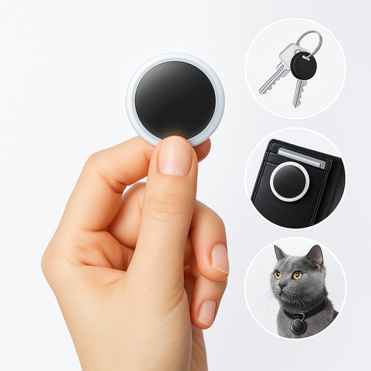 Mini GPS Tracker til Nøgler - Øjeblikkelig Lokalisering