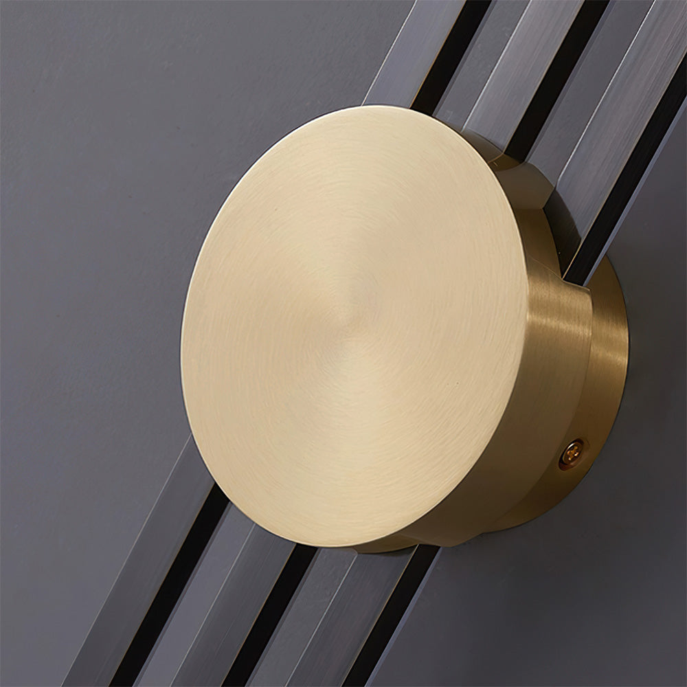 Moderne LED Væglampe med Vertikal Jern Design, 18W