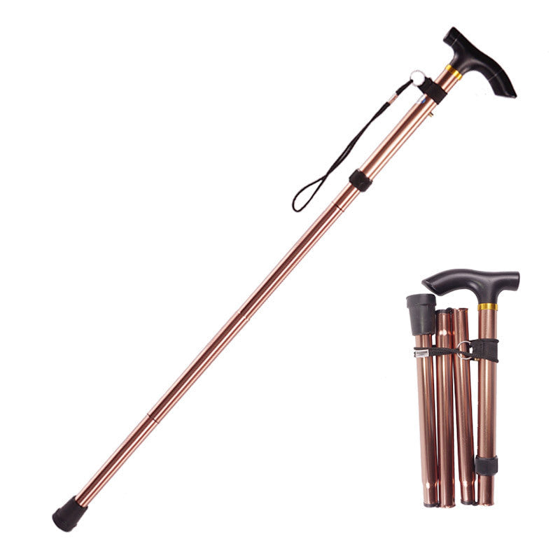 Foldbar Ergonomisk Støttestok med Justerbar Komfort