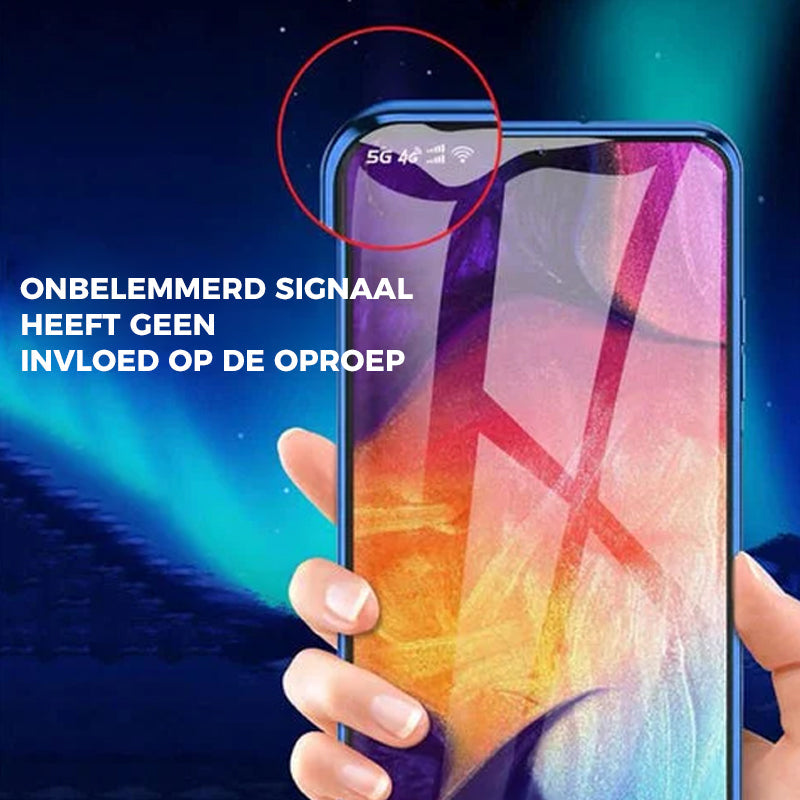 Härdat Glas Dubbelsidigt Telefonfodral för Samsung