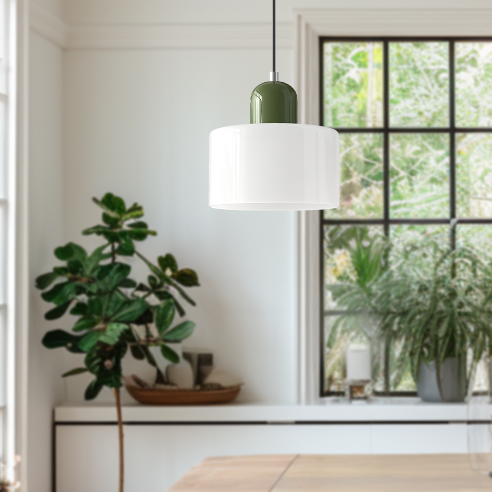 Elegant Glaspendel med Justerbar Højde – Perfekt til Moderne Hjem
