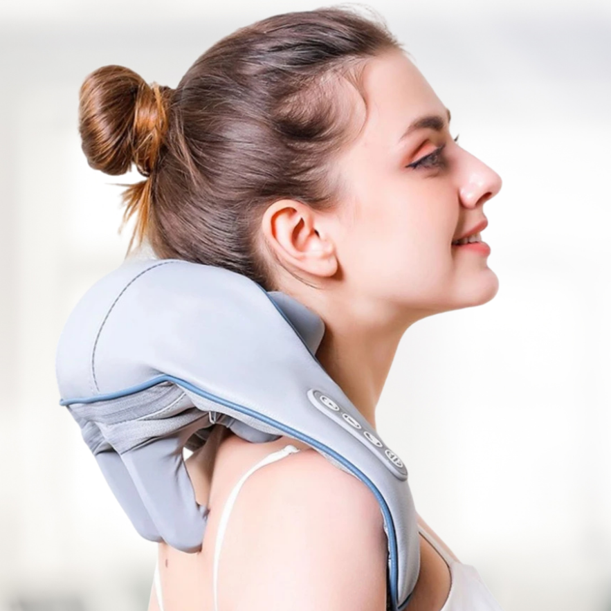 Shiatsu Massageapparat med Varme til Nakke & Ryg