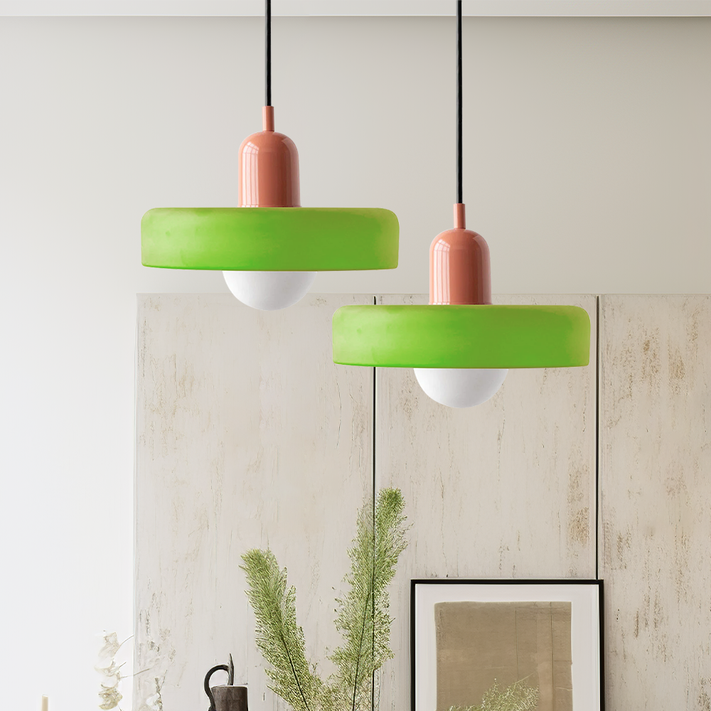 Färgrik Glaspendel med Modern Design för Hemmet