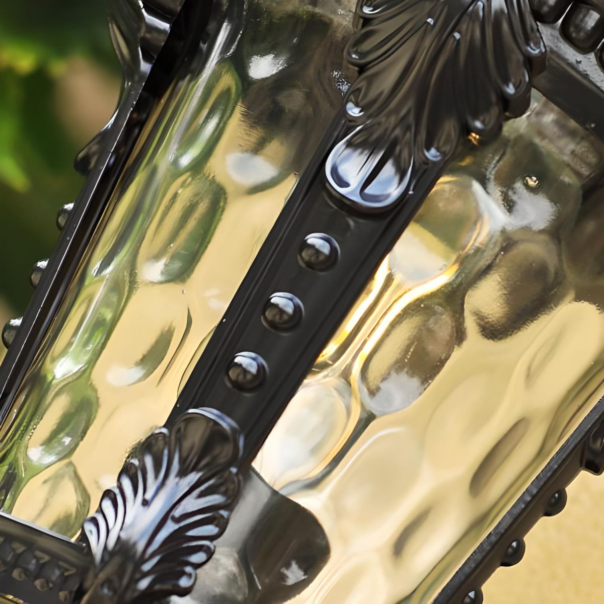 Udendørs Vintage Væglampe i Glas – Klassisk Elegance