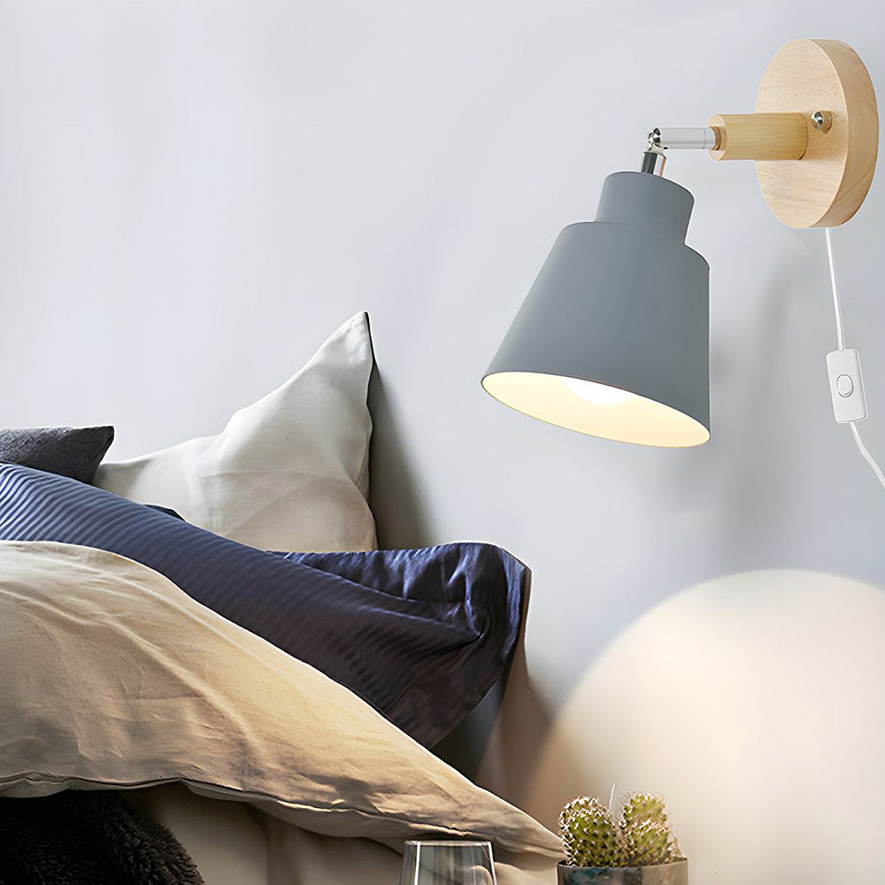 Elegant Væglampe i Træ til Hygge og Moderne Stil