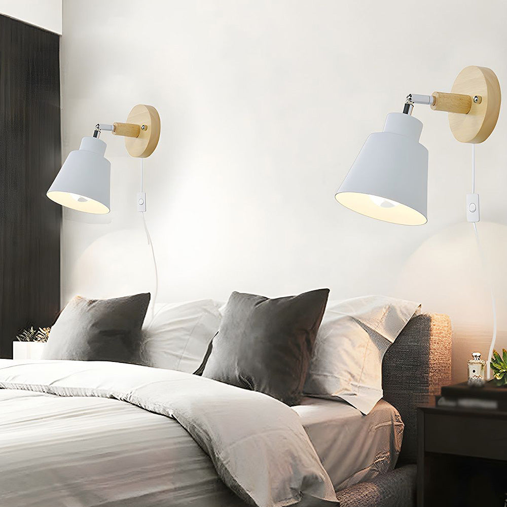 Elegant Væglampe i Træ til Hygge og Moderne Stil