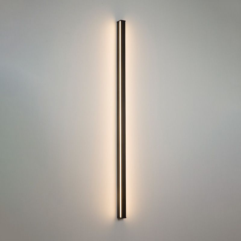 Elegant LED Væglampe i Sort - Stilfuld og Energibesparende