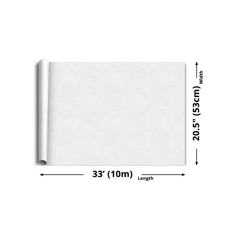 Enkel enfärgad tapet för väggbeklädnad i pastell till sovrum 33' L x 20,5" B