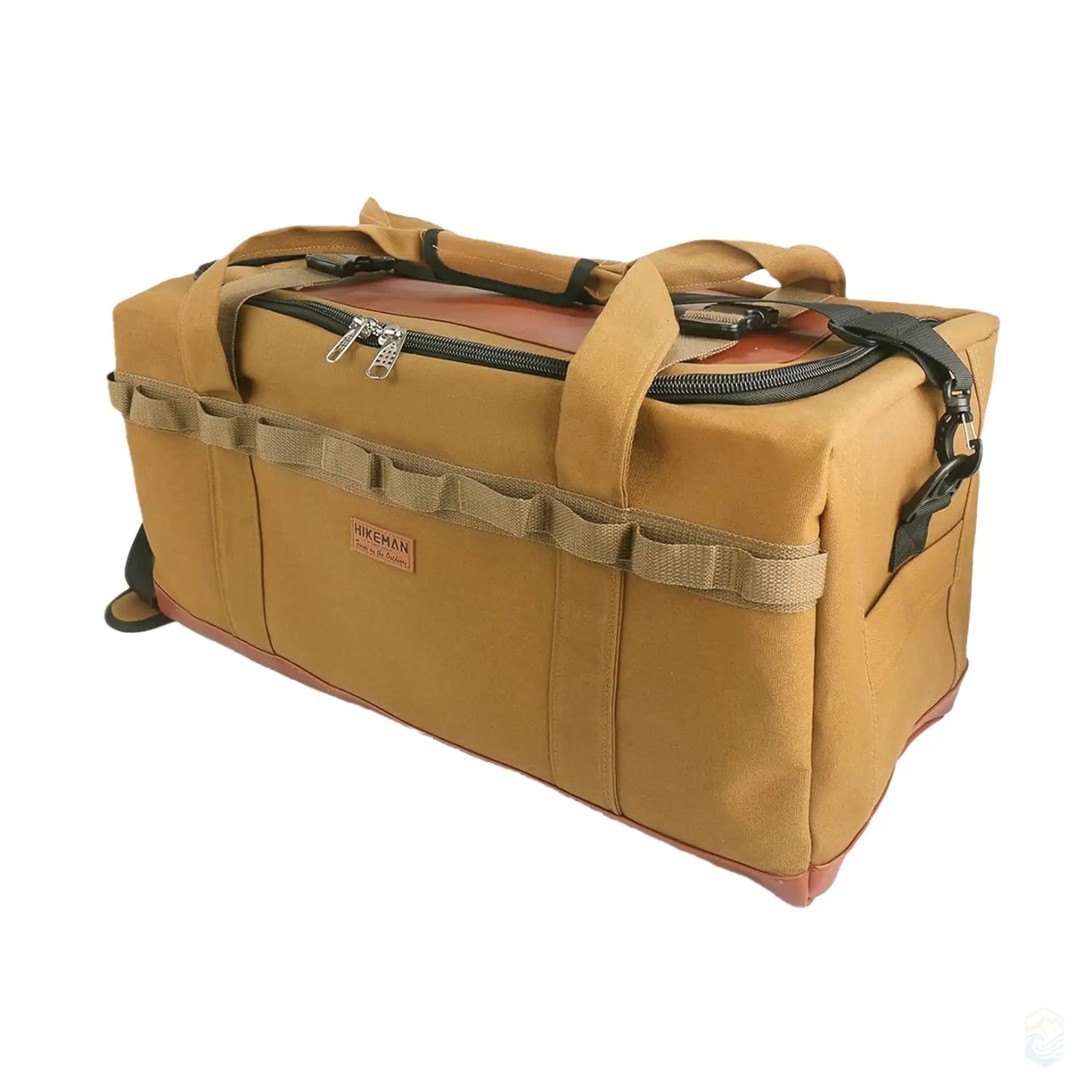 120L Eventyrtaske i Canvas med Fleksibel Opbevaring