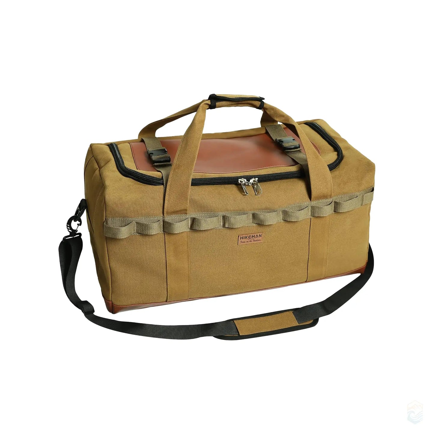 120L Eventyrtaske i Canvas med Fleksibel Opbevaring
