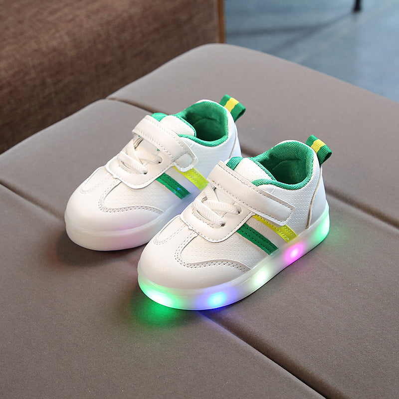 LED Børnesneakers med Fleksibel Sål og Komfortabel Pasform