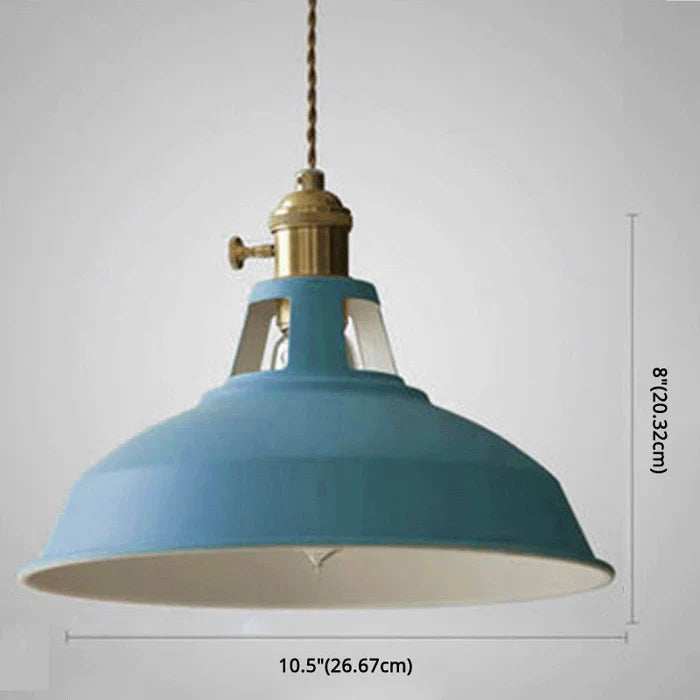 Retro taklampa i metall i industriell stil för matsal E27