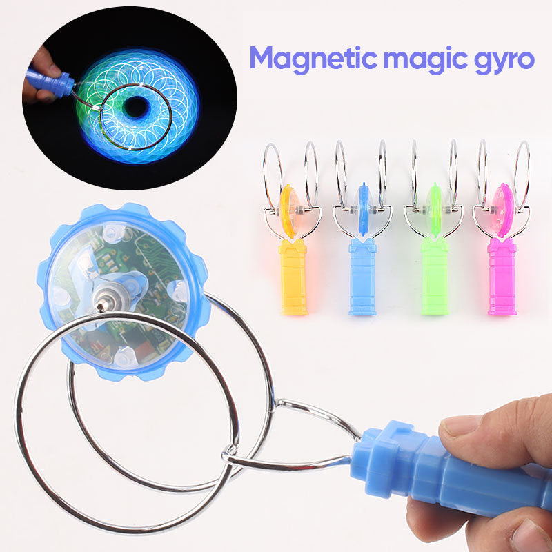 Retro Magnetisk Gyro med Magnet - Magisk Leksak