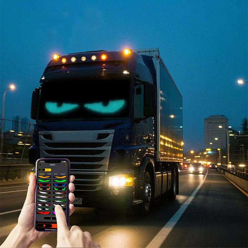 Programmabel LED-display til bilen til effektiv kommunikation