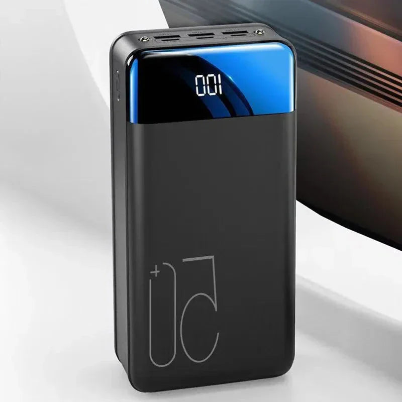 50000mAh Powerbank med Hurtig Opladning | Til Smartphone, Tablet & Laptop | Kompakt & Rejsevenlig