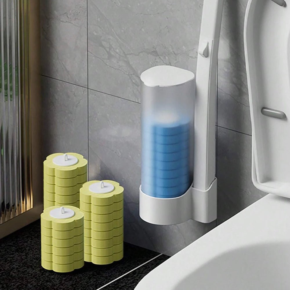 Hygiejnisk Engangs Toiletrensesæt med Kraftfulde Børstehoveder