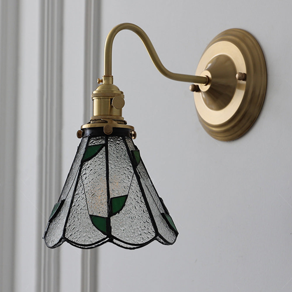 Væglampe med Vintage Glas – Stilfuld og Stemningsfuld Belysning