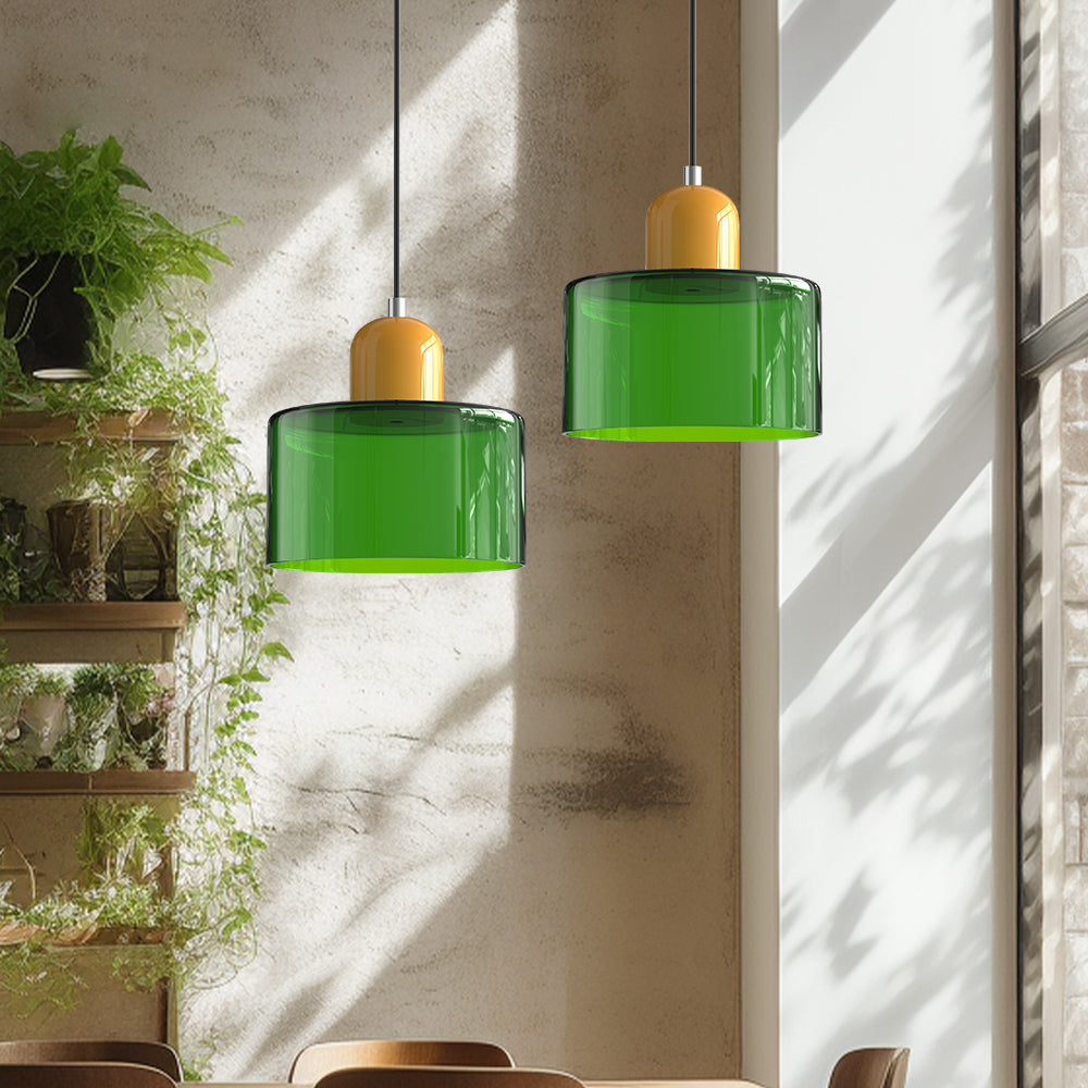Elegant Glaspendel med Justerbar Højde – Perfekt til Moderne Hjem