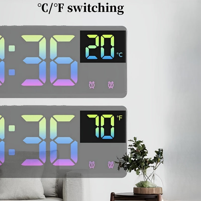 Digital klocka med RGB – Röststyrning, Dubbla larm och Temperaturvisning