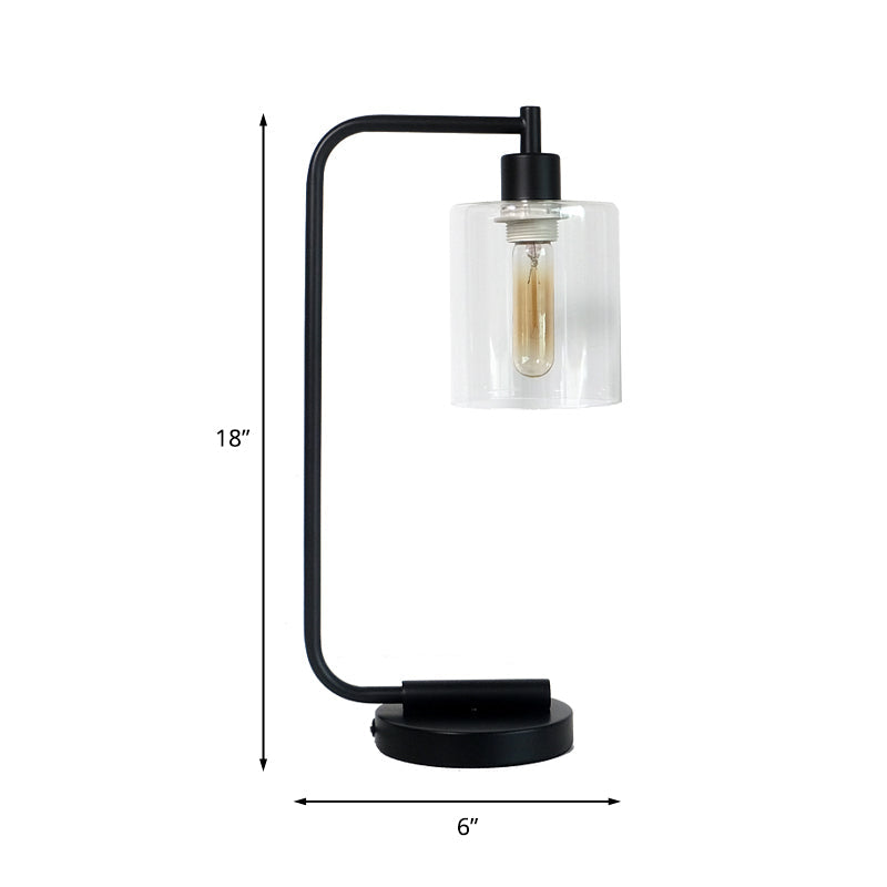 Stilfuld Cylinderbordlampe - Perfekt til Moderne Indretning