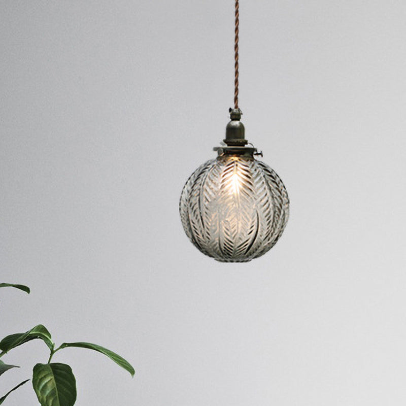 Vintage Glasloftlampe – Tidløs Elegance til Dit Hjem