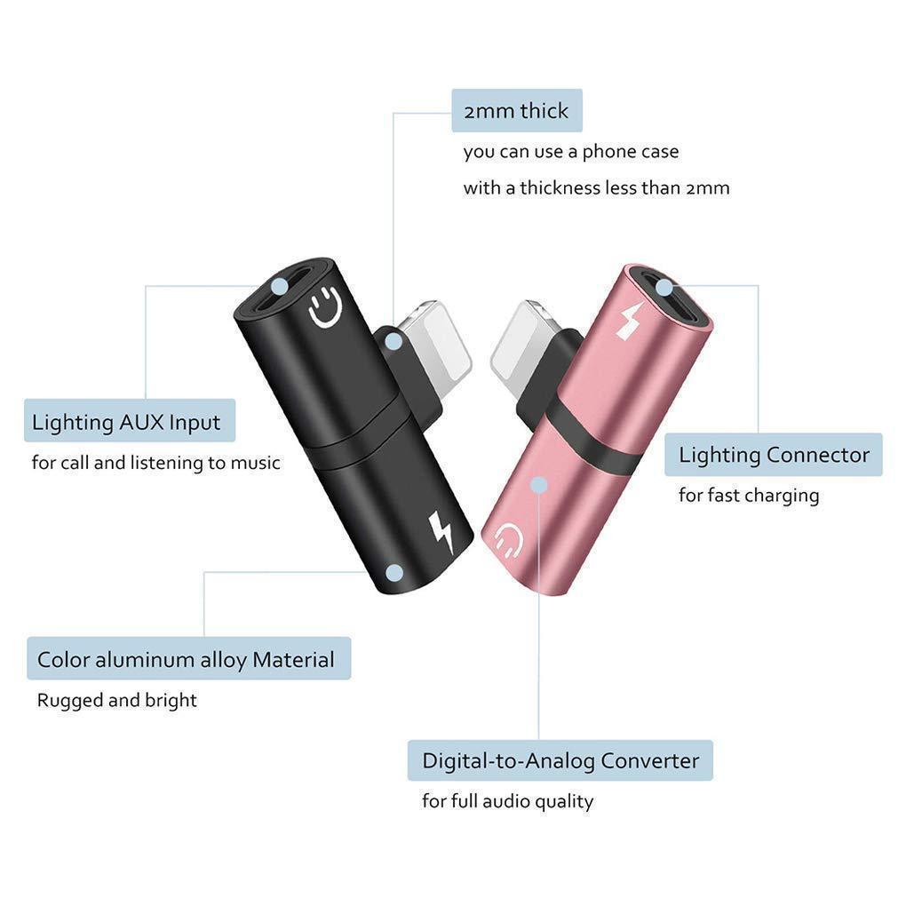 4-i-1 Lightning-adapter för iPhone – Hörlurar (2 st.)