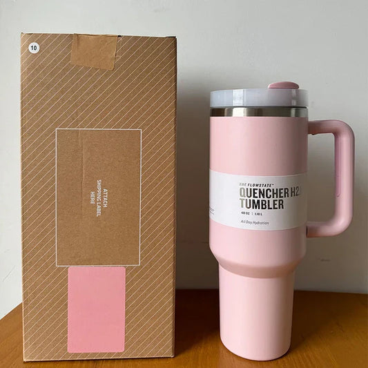 Isoleret Drikkebeholder med Tæt Låg og Sugerør – ChillTumbler