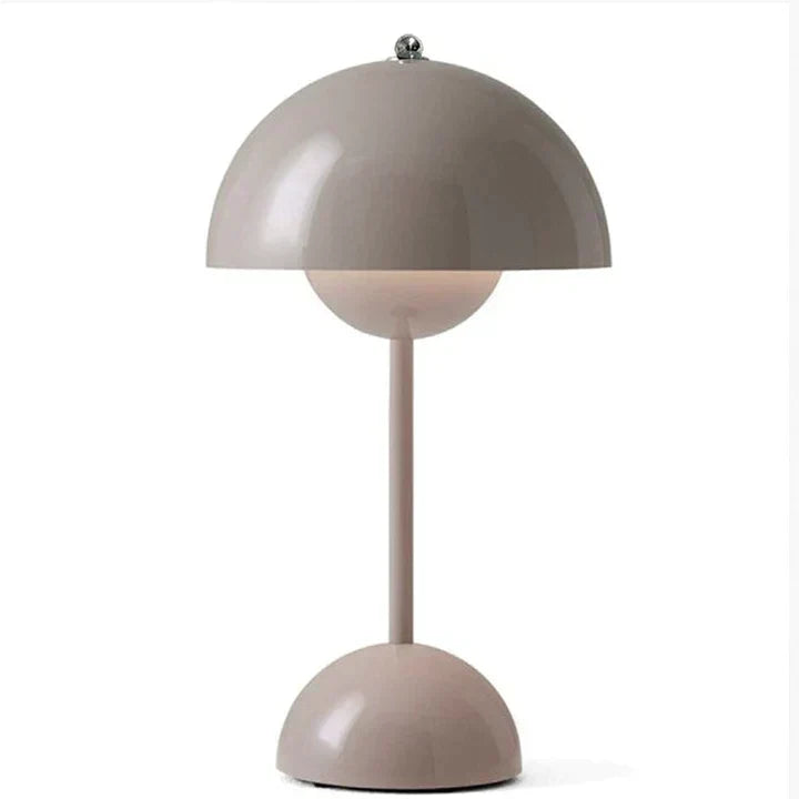 Nordisk Bordslampa i Svampform – Justerbar Ljusstyrka