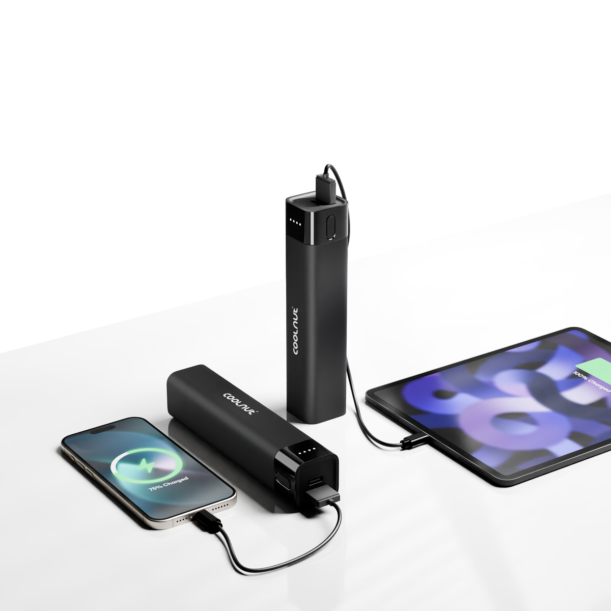 Mini Powerbank 5000 mAh – Powerbank för snabbladdning på resan