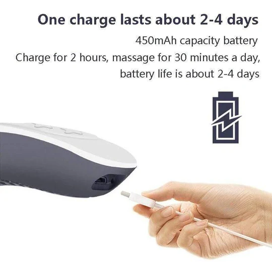 Smart 6-kopf massageapparat til nakke og skuldre
