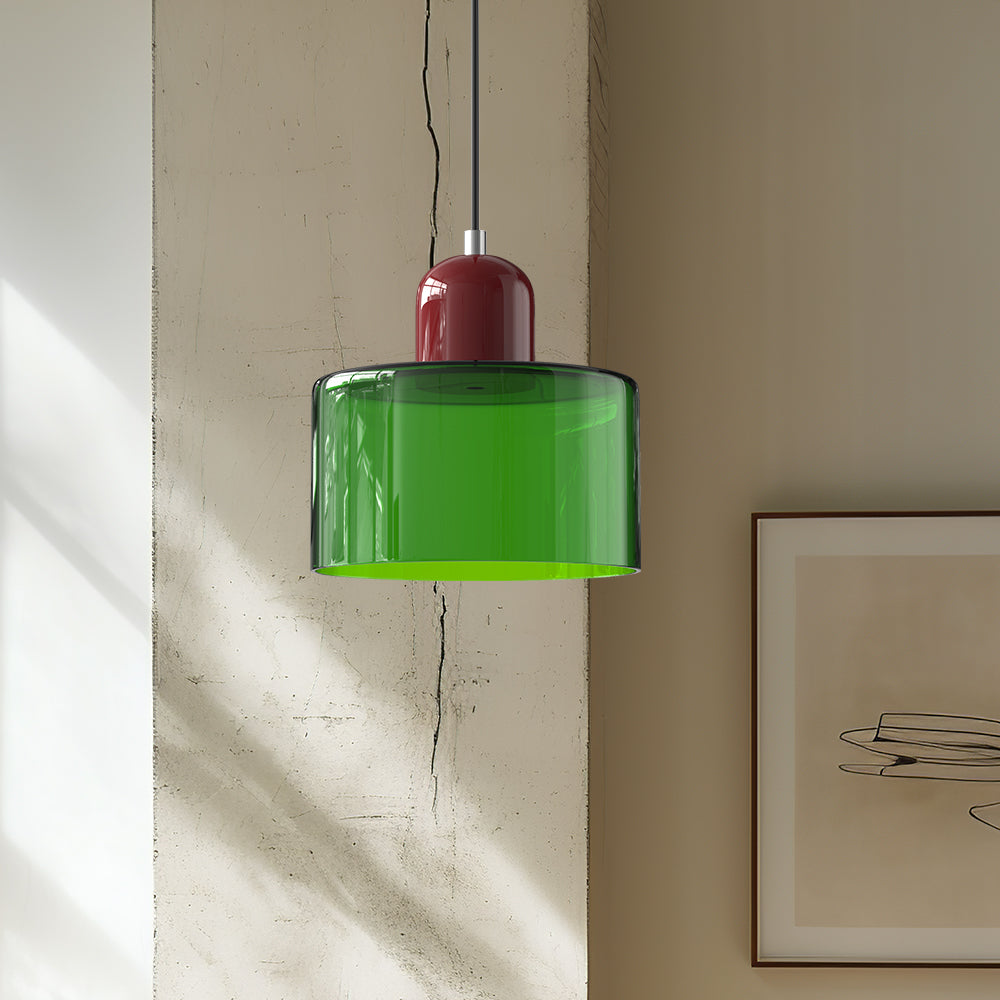 Elegant Glaspendel med Justerbar Højde – Perfekt til Moderne Hjem