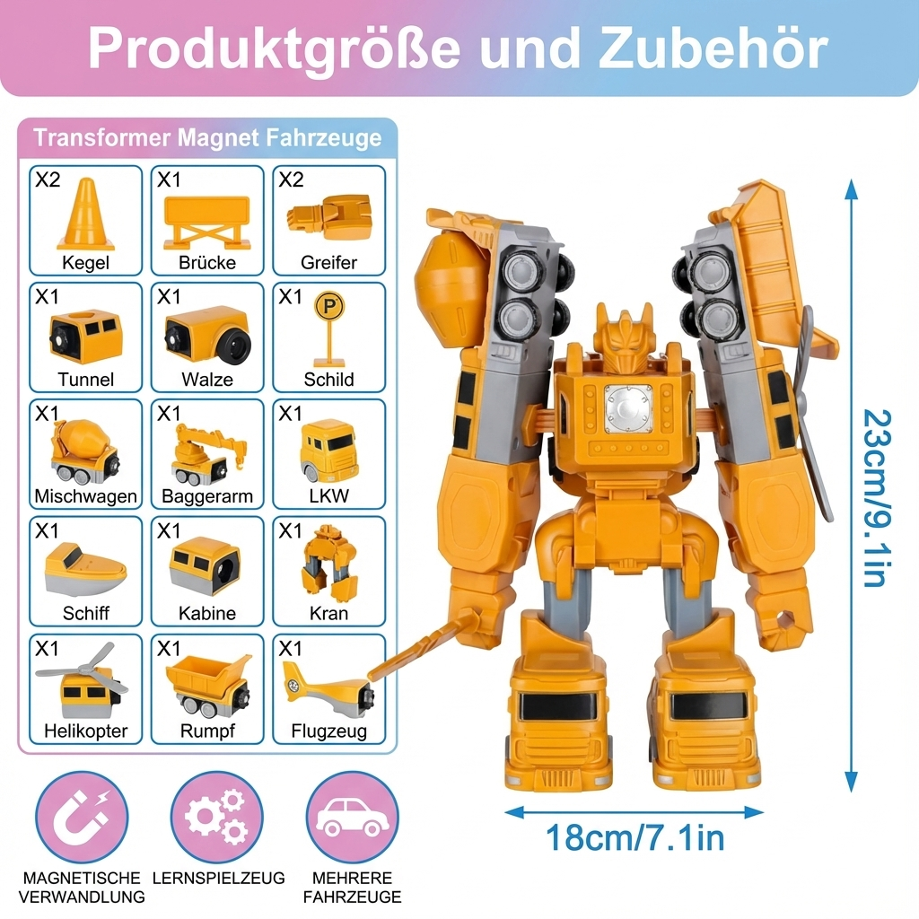 Fahrzeuge med Transformer Magnet