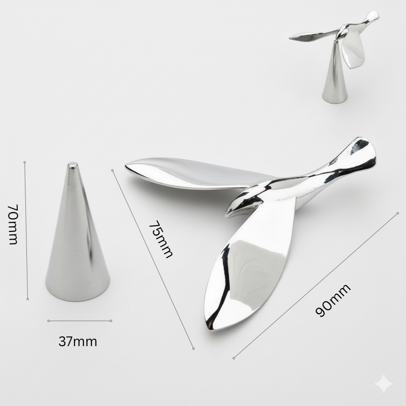 Elegant Fugleformet Flaskeåbner i Holdbart Metal