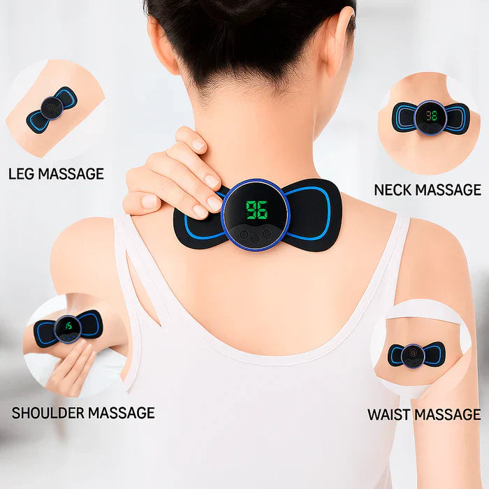 Effektiv smärtlindring för ryggen – bärbar EMS-massagematta