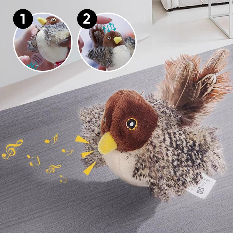 Interaktiv kattleksak - ChirpBird