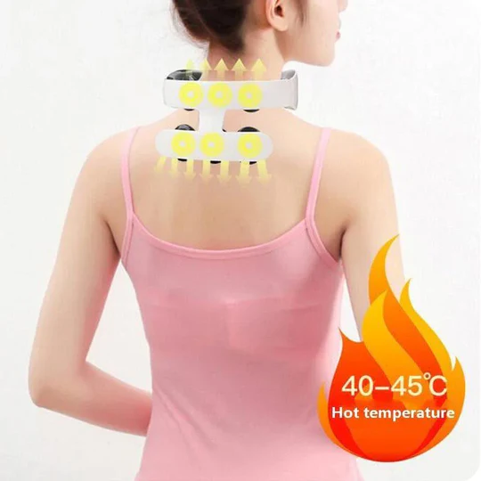 Smart 6-kopf massageapparat til nakke og skuldre