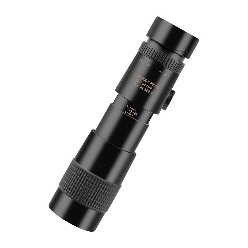 4K 10-300X 40 mm Superteleobjektiv Zoom Monokulärt teleskop