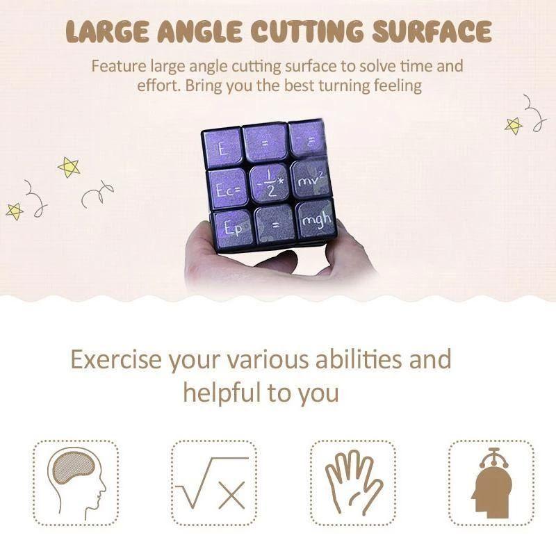 Kreativ Rubiks kub med matematiska ekvationer