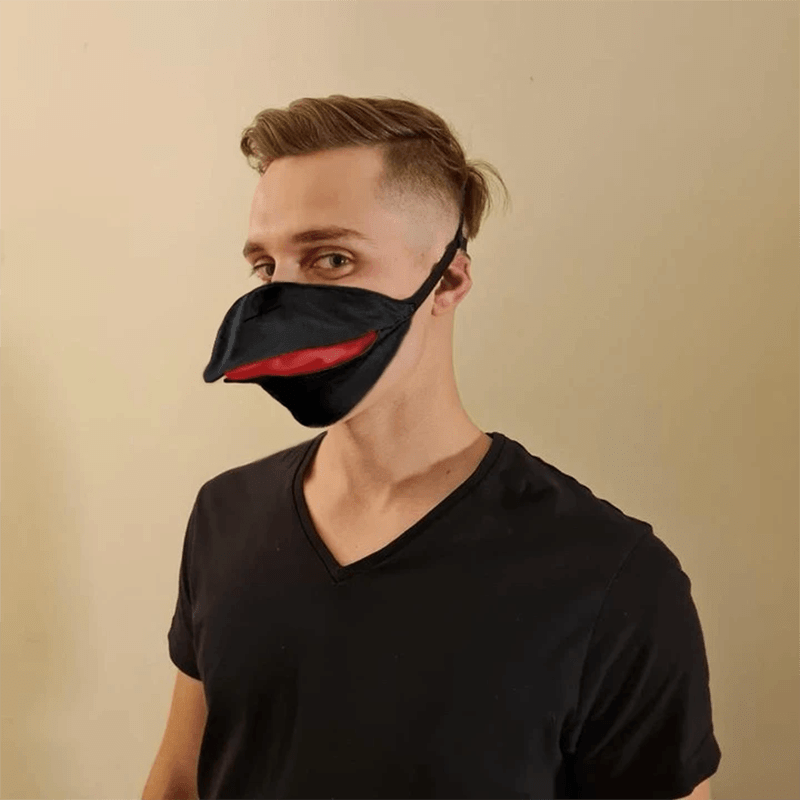 Samtals ansiktsmask med ankmönster