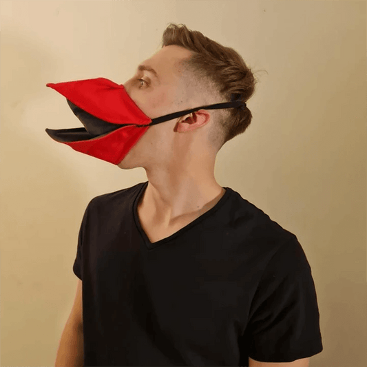 Samtale ansigtsmaske med andedesign