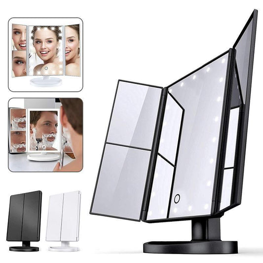 Lysende Makeup Spejl med 24 LED-lys
