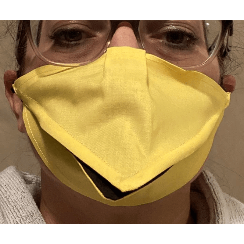 Samtals ansiktsmask med ankmönster