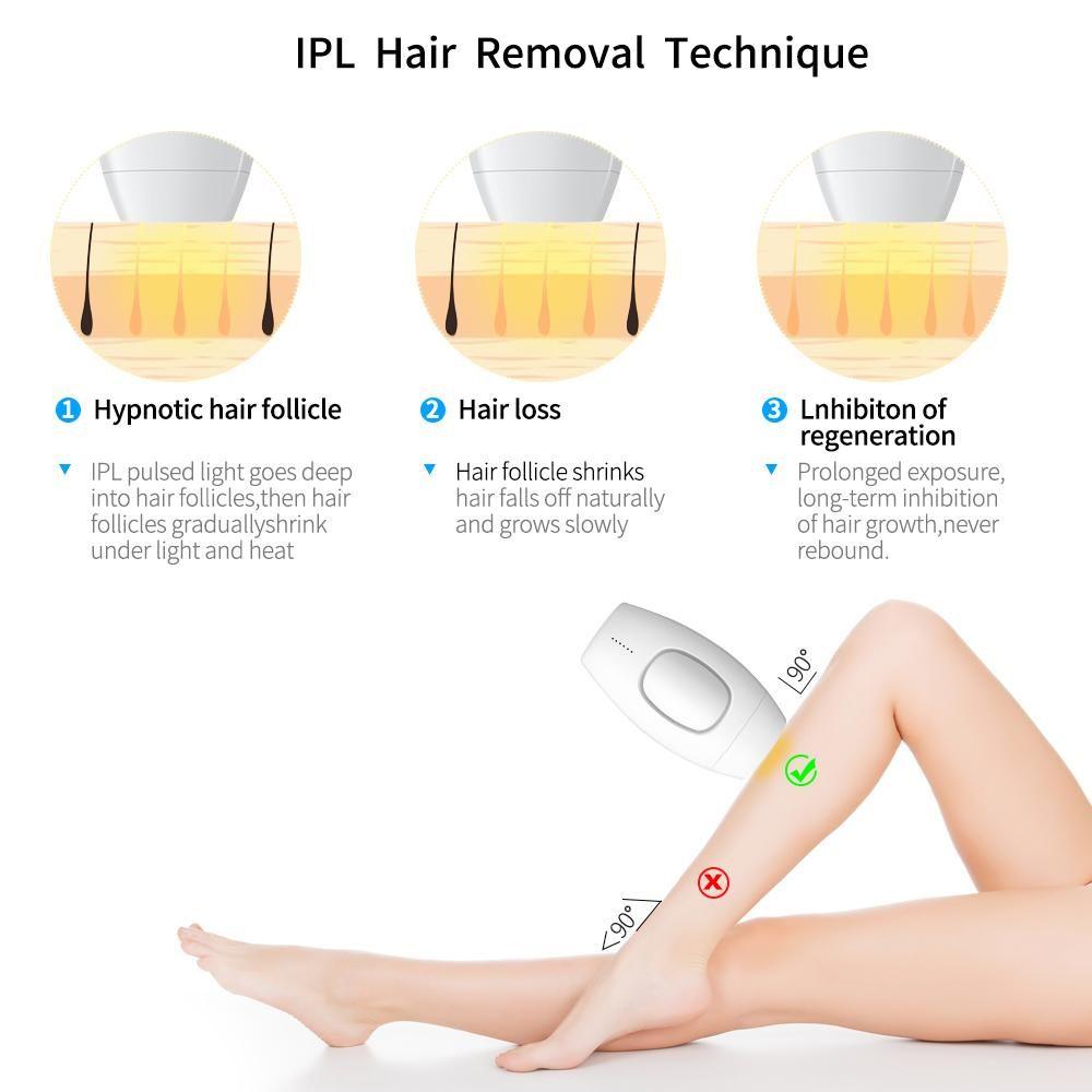 Professionell IPL Hårborttagare med Laser – Epilering Apparat